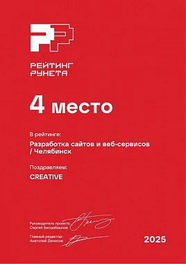 Диплом 2025 - Разработка сайтов и веб-сервисов - Челябинск - 4 место
