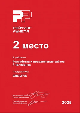 Диплом 2025 - Разработка и продвижение сайтов - Челябинск - 2 место