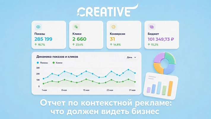 Хороший отчет по контекстной рекламе — понятно, удобно и без лишних действий